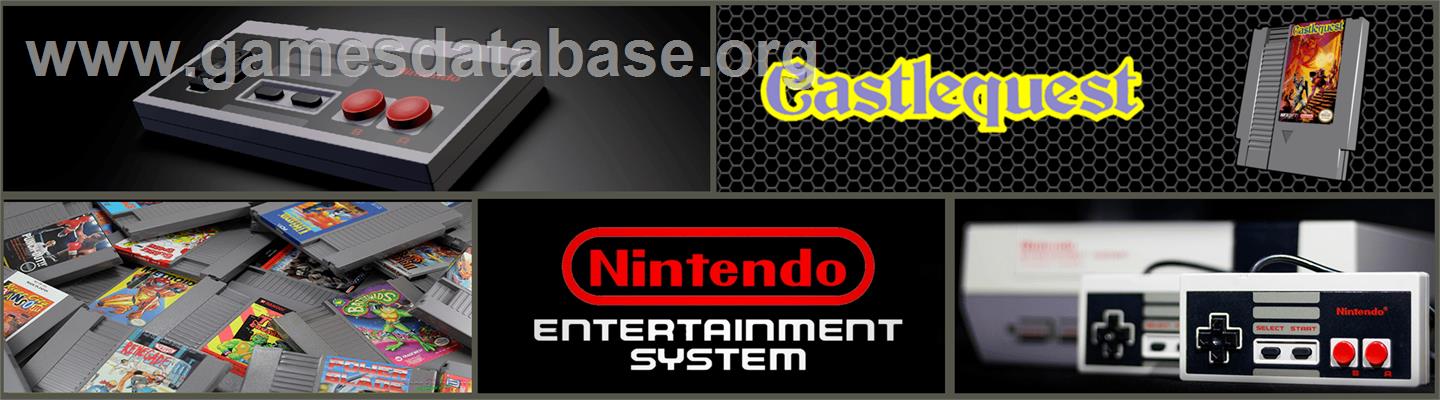 Castlequest - Nintendo NES - Artwork - Marquee
