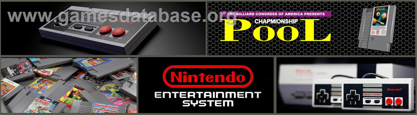 Championship Pool - Nintendo NES - Artwork - Marquee