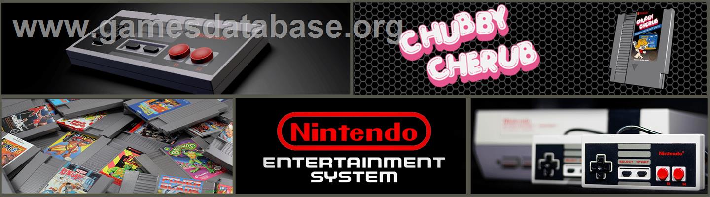 Chubby Cherub - Nintendo NES - Artwork - Marquee