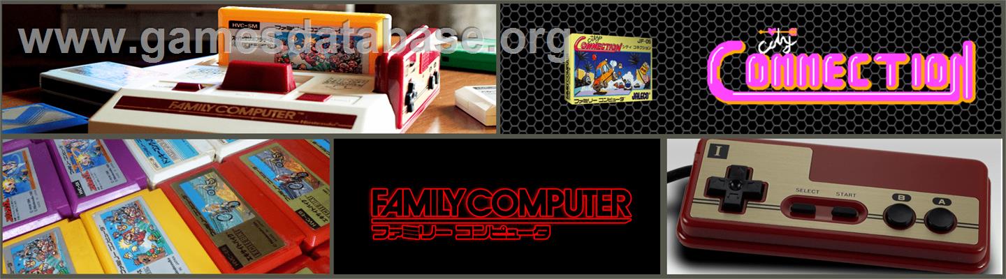 City Connection - Nintendo NES - Artwork - Marquee