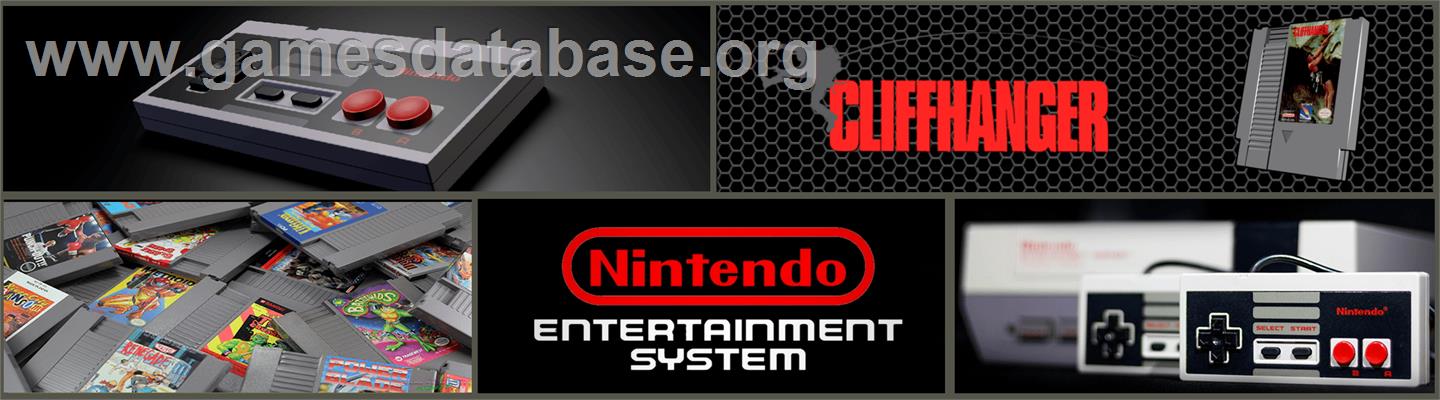 Cliffhanger - Nintendo NES - Artwork - Marquee