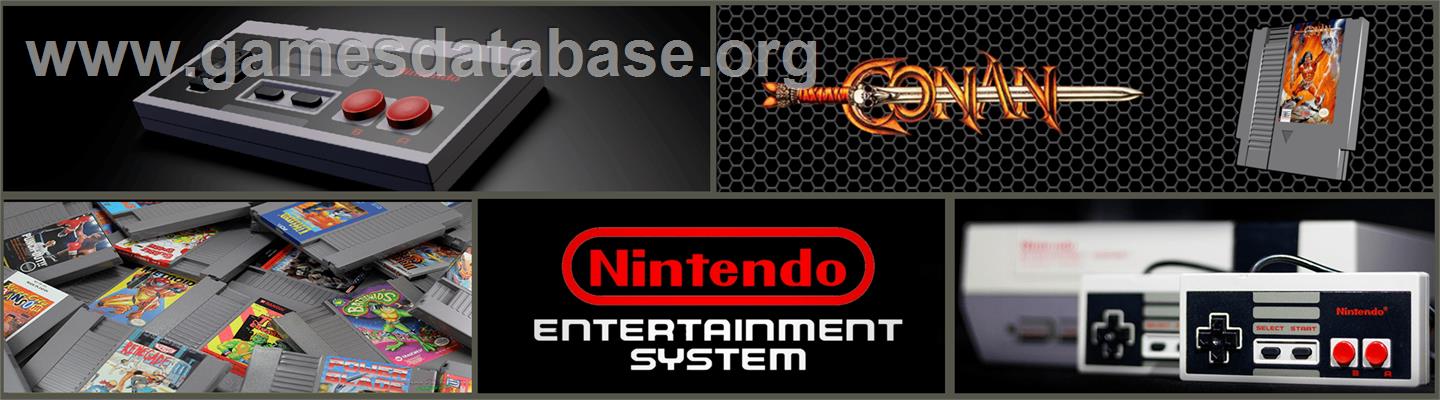 Conan - Nintendo NES - Artwork - Marquee
