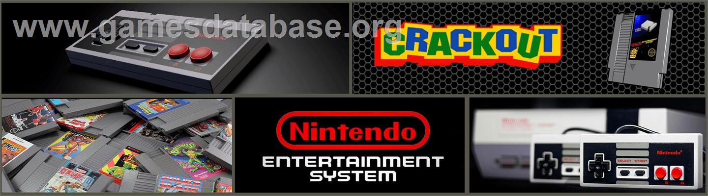Crackout - Nintendo NES - Artwork - Marquee