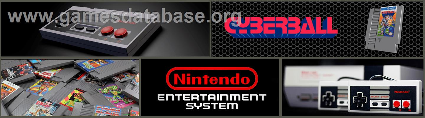 Cyberball - Nintendo NES - Artwork - Marquee