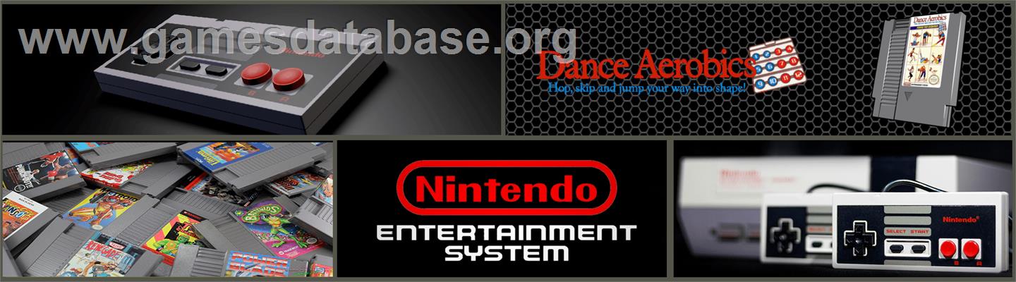 Dance Aerobics - Nintendo NES - Artwork - Marquee