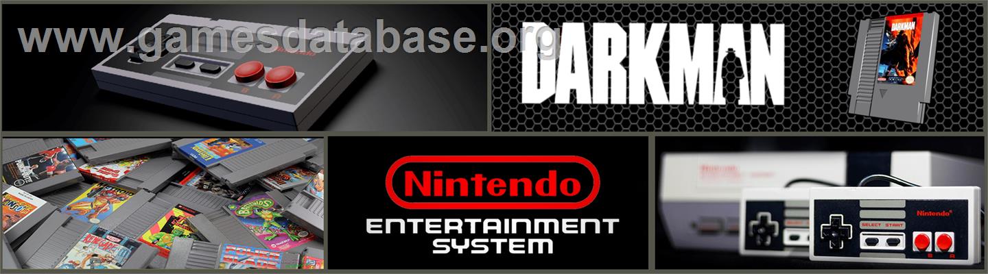 Darkman - Nintendo NES - Artwork - Marquee