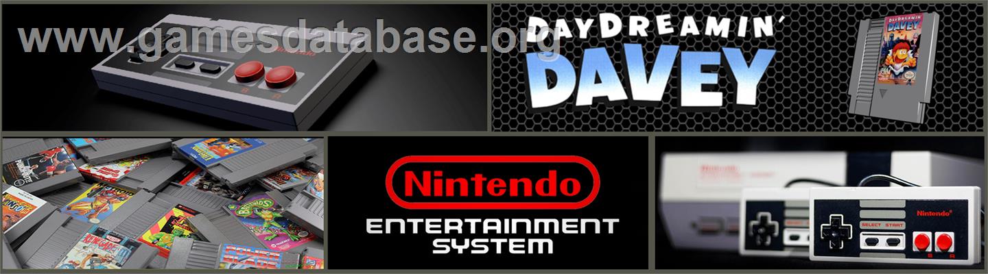 Day Dreamin' Davey - Nintendo NES - Artwork - Marquee