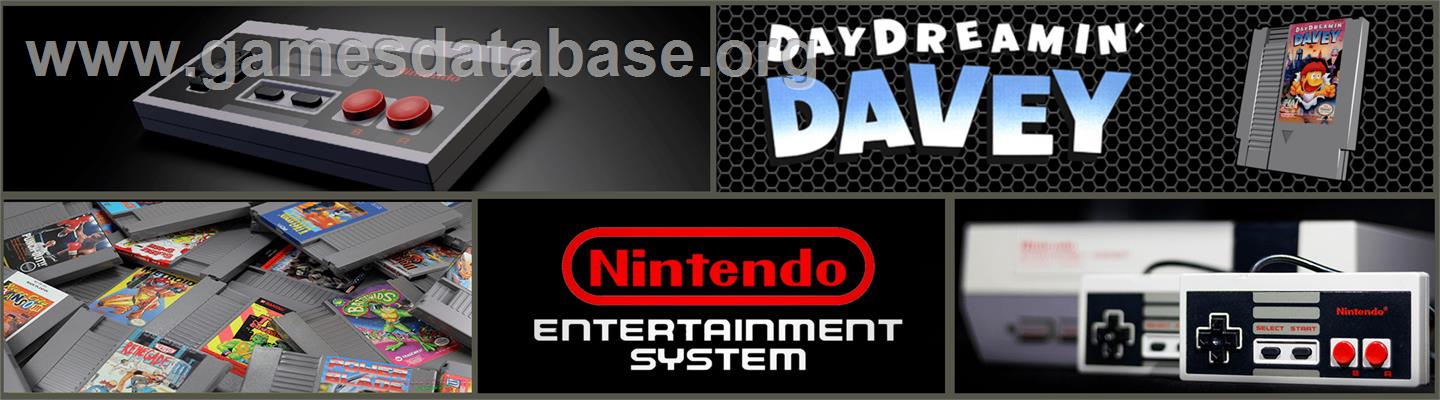 Day Dreamin' Davey - Nintendo NES - Artwork - Marquee