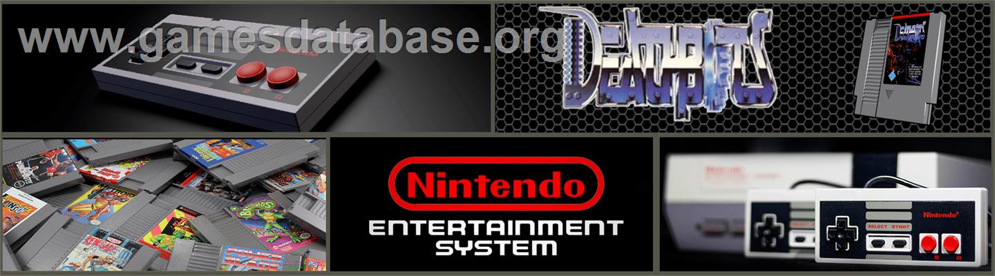 Deathbots - Nintendo NES - Artwork - Marquee