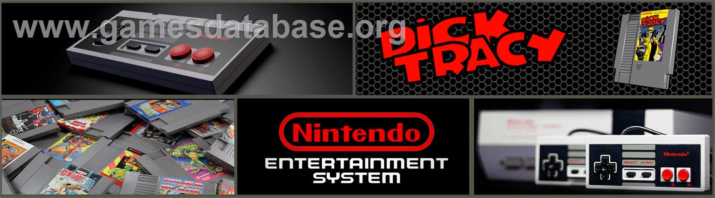 Dick Tracy - Nintendo NES - Artwork - Marquee