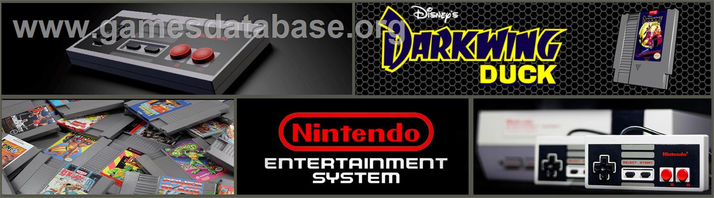 Disney's Darkwing Duck - Nintendo NES - Artwork - Marquee