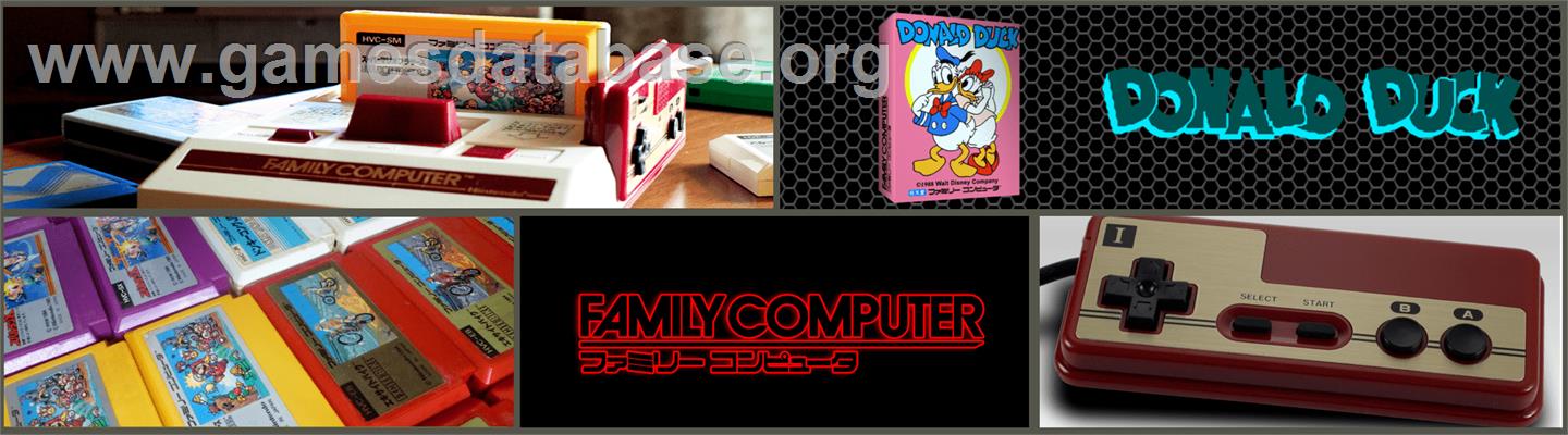 Donald Duck - Nintendo NES - Artwork - Marquee