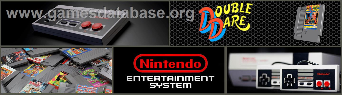 Double Dare - Nintendo NES - Artwork - Marquee