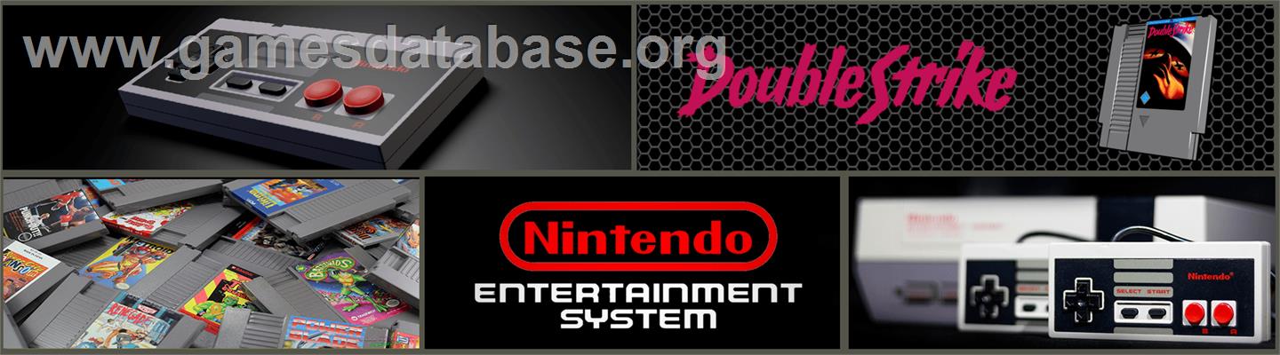Double Strike - Aerial Attack Force - Nintendo NES - Artwork - Marquee