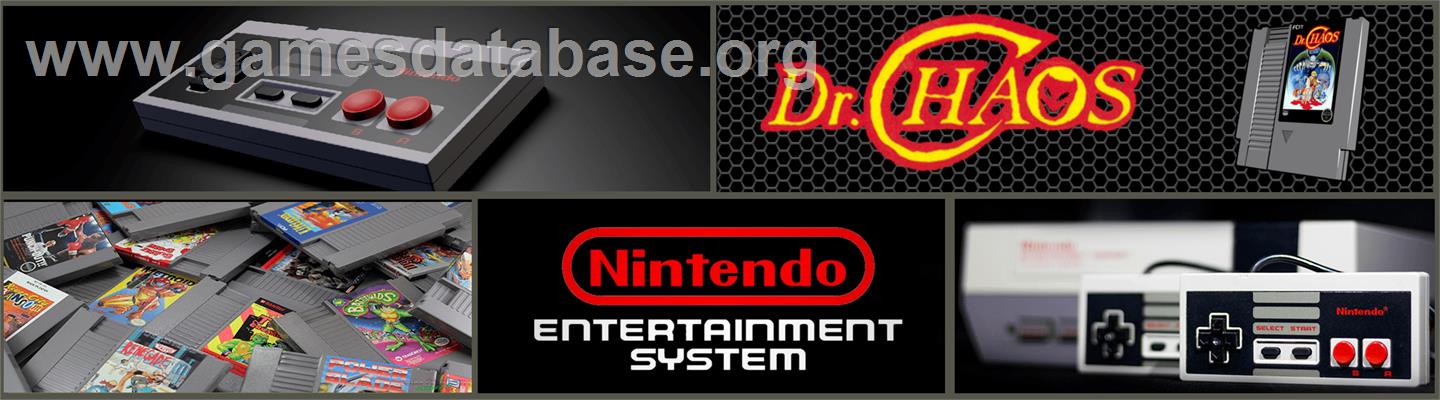 Dr. Chaos - Nintendo NES - Artwork - Marquee