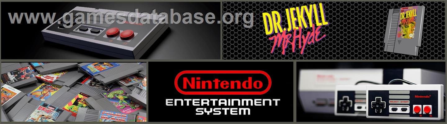 Dr. Jekyll and Mr. Hyde - Nintendo NES - Artwork - Marquee