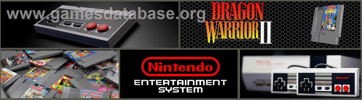 Dragon Warrior 2 - Nintendo NES - Artwork - Marquee