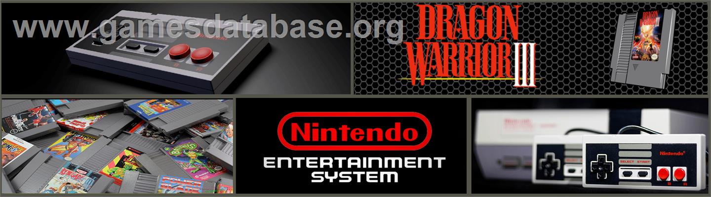 Dragon Warrior 3 - Nintendo NES - Artwork - Marquee