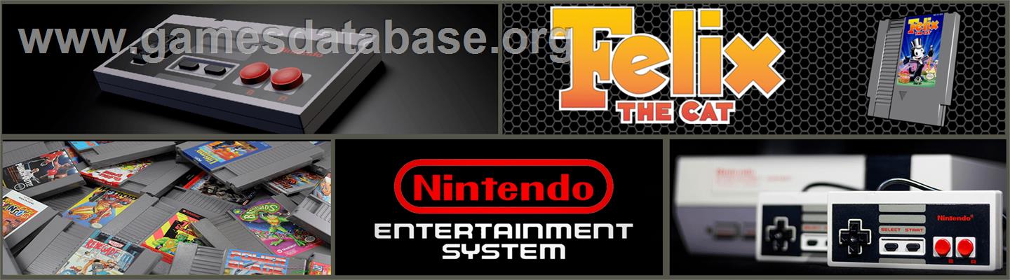 Felix the Cat - Nintendo NES - Artwork - Marquee