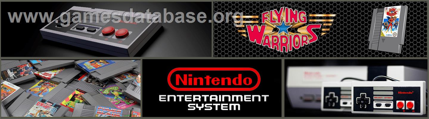 Flying Warriors - Nintendo NES - Artwork - Marquee
