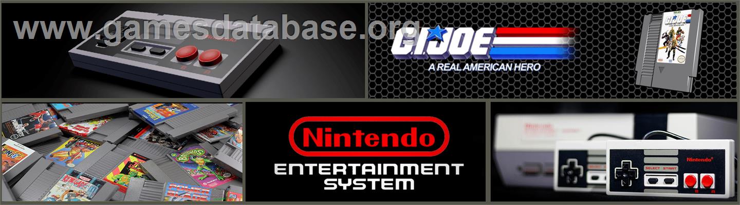 G.I. Joe: A Real American Hero - Nintendo NES - Artwork - Marquee