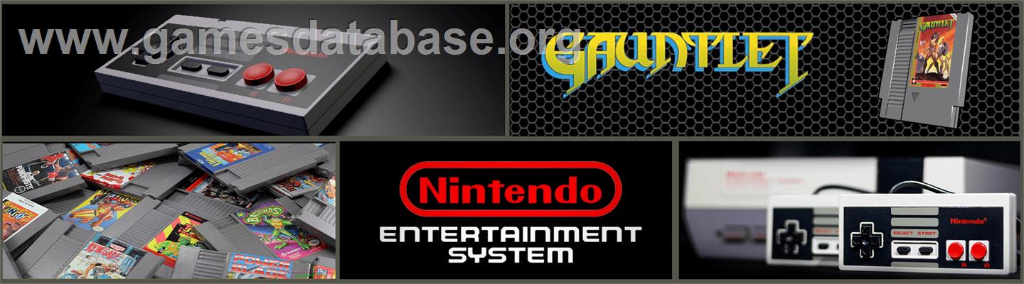 Gauntlet - Nintendo NES - Artwork - Marquee