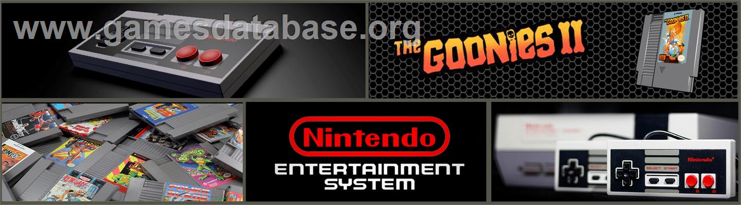 Goonies 2 - Nintendo NES - Artwork - Marquee