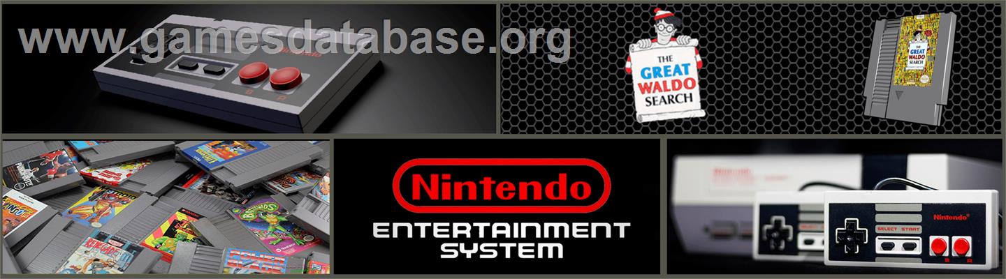 Great Waldo Search - Nintendo NES - Artwork - Marquee