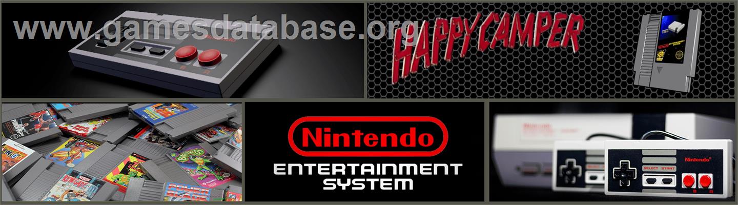 Happy Camper - Nintendo NES - Artwork - Marquee
