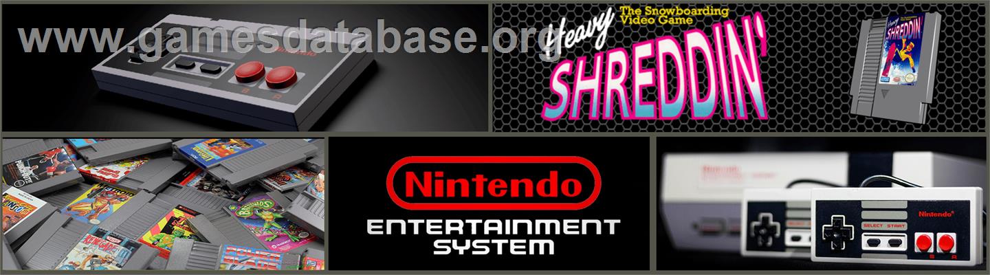 Heavy Shreddin' - Nintendo NES - Artwork - Marquee