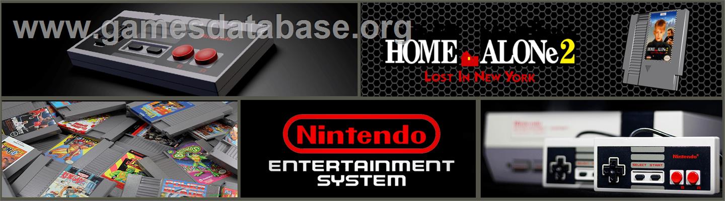 Home Alone 2: Lost in New York - Nintendo NES - Artwork - Marquee