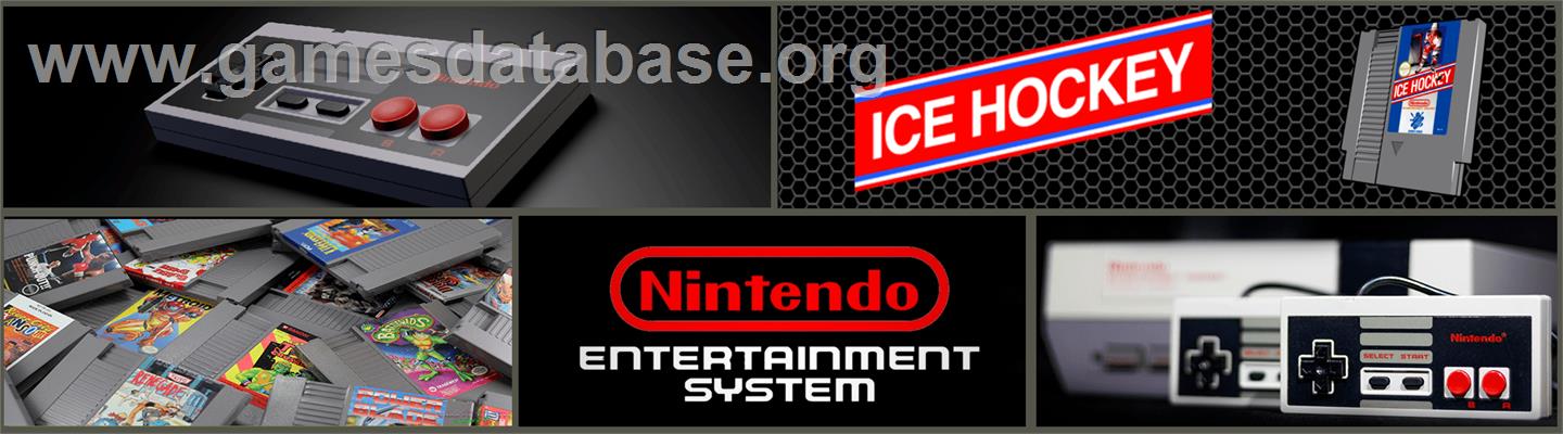Ice Hockey - Nintendo NES - Artwork - Marquee