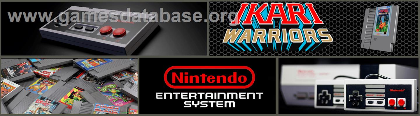 Ikari Warriors - Nintendo NES - Artwork - Marquee