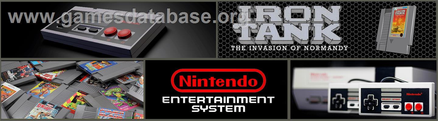 Iron Tank: The Invasion of Normandy - Nintendo NES - Artwork - Marquee