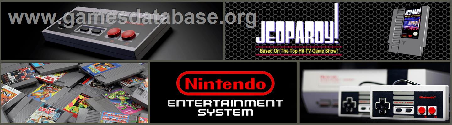 Jeopardy - Nintendo NES - Artwork - Marquee