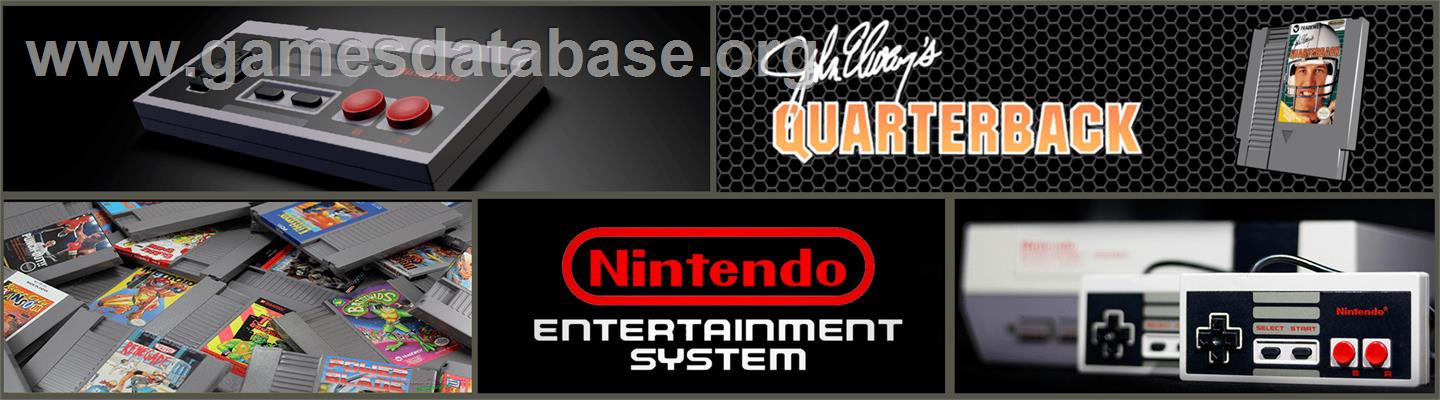 John Elway's Quarterback - Nintendo NES - Artwork - Marquee