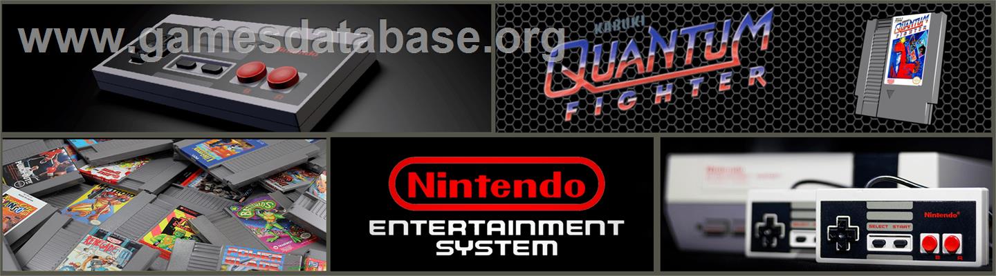 Kabuki Quantum Fighter - Nintendo NES - Artwork - Marquee