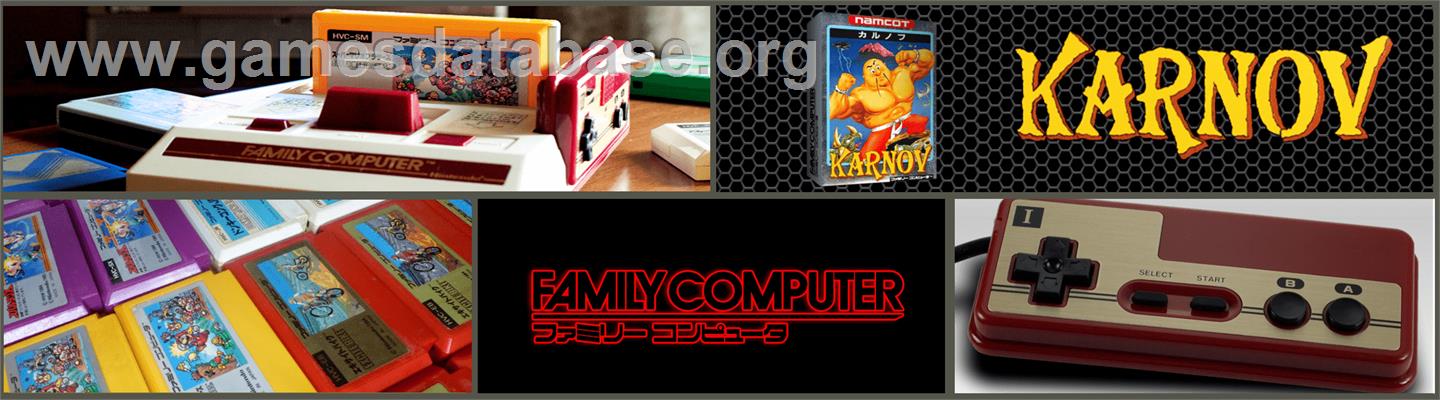 Karnov - Nintendo NES - Artwork - Marquee