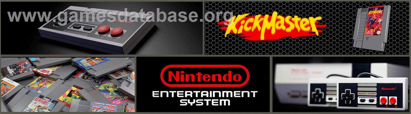 Kick Master - Nintendo NES - Artwork - Marquee