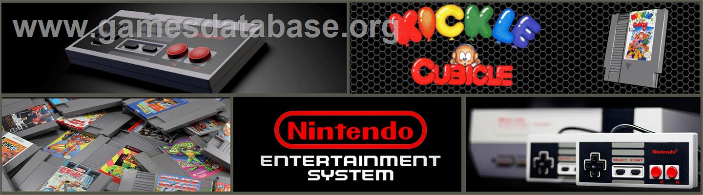 Kickle Cubicle - Nintendo NES - Artwork - Marquee