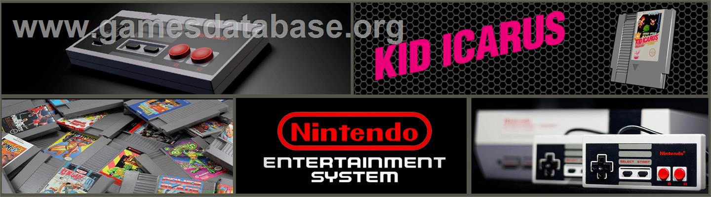 Kid Icarus - Nintendo NES - Artwork - Marquee