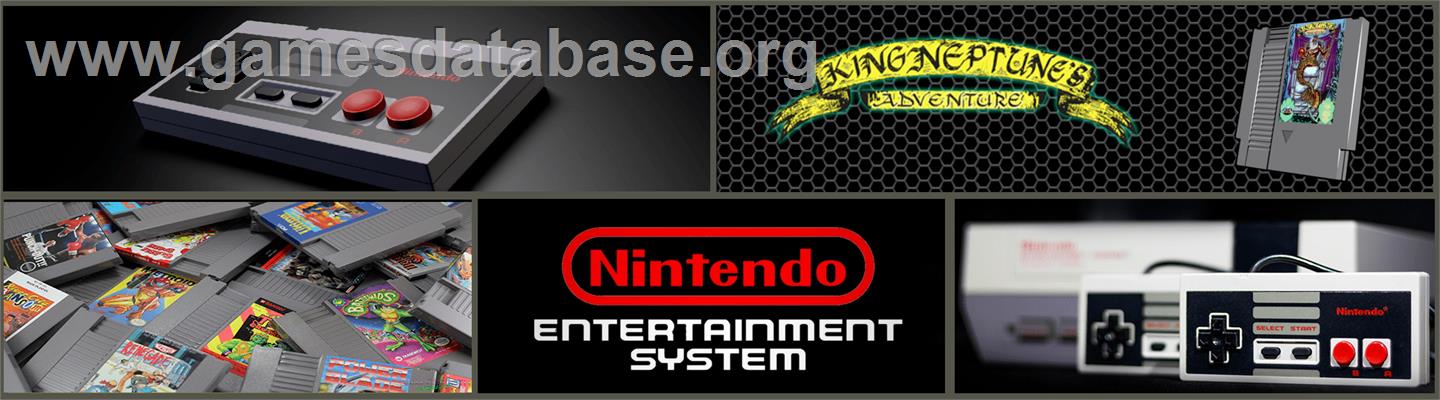 King Neptune's Adventure - Nintendo NES - Artwork - Marquee