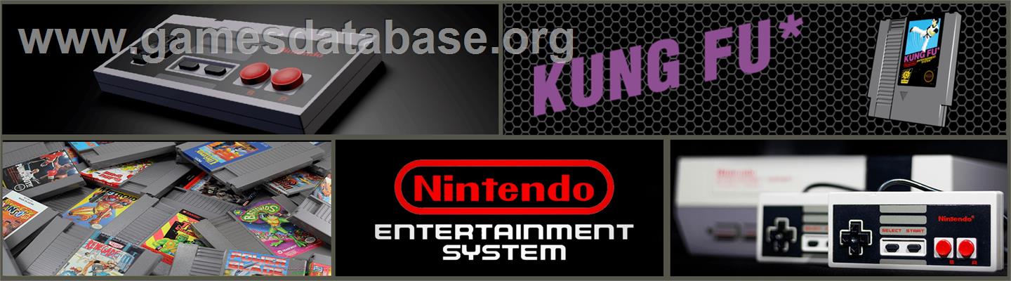 Kung Fu - Nintendo NES - Artwork - Marquee