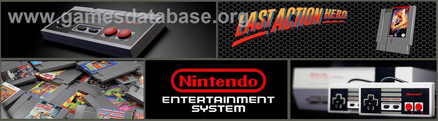 Last Action Hero - Nintendo NES - Artwork - Marquee