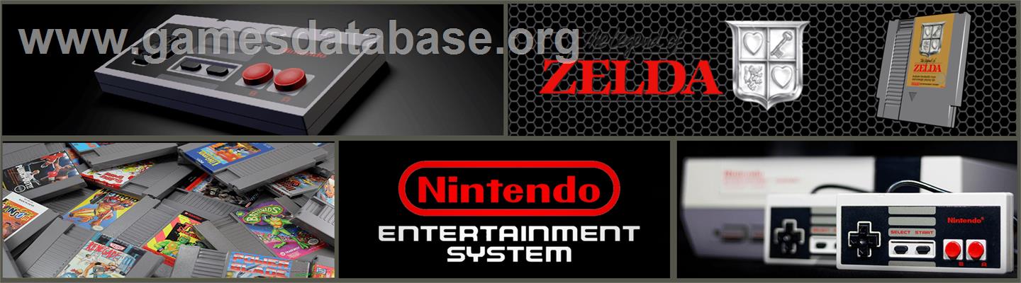 Legend of Zelda - Nintendo NES - Artwork - Marquee