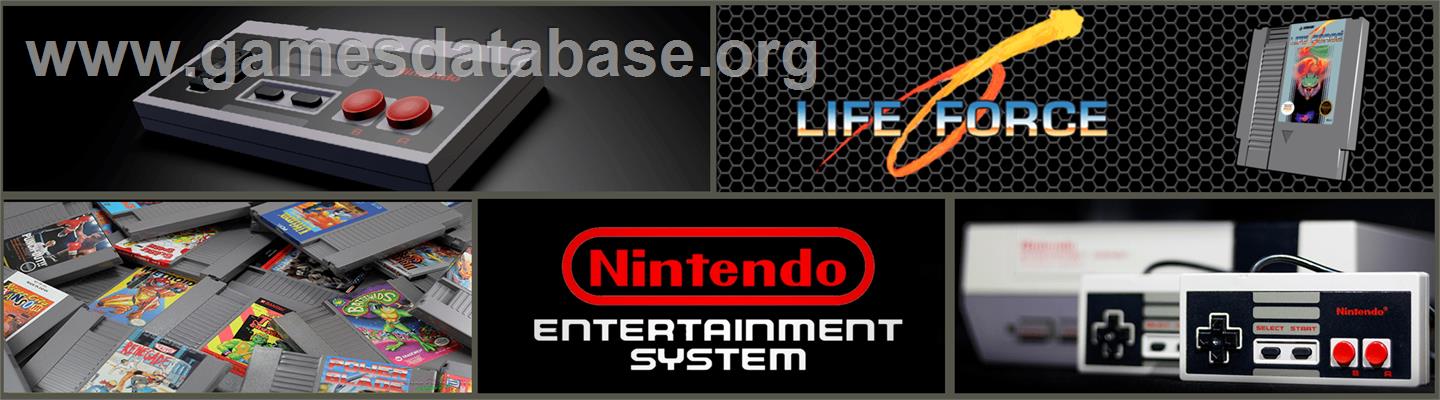 Lifeforce - Nintendo NES - Artwork - Marquee