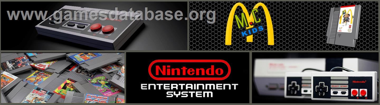 McDonaldland - Nintendo NES - Artwork - Marquee