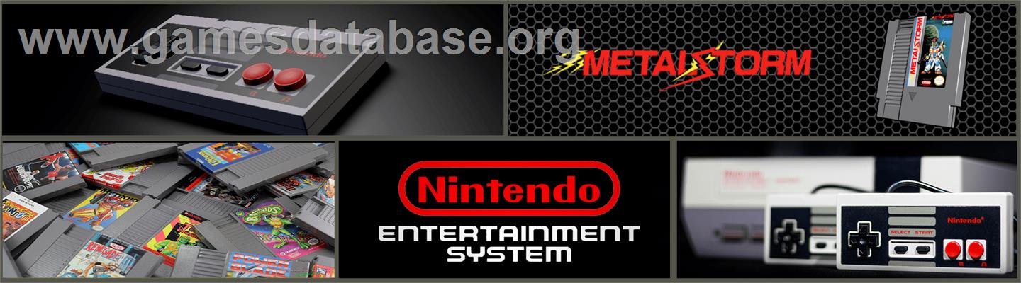 Metal Storm - Nintendo NES - Artwork - Marquee