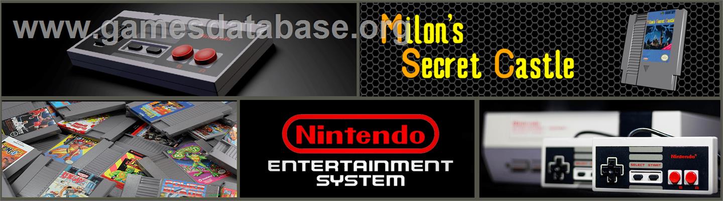 Milon's Secret Castle - Nintendo NES - Artwork - Marquee