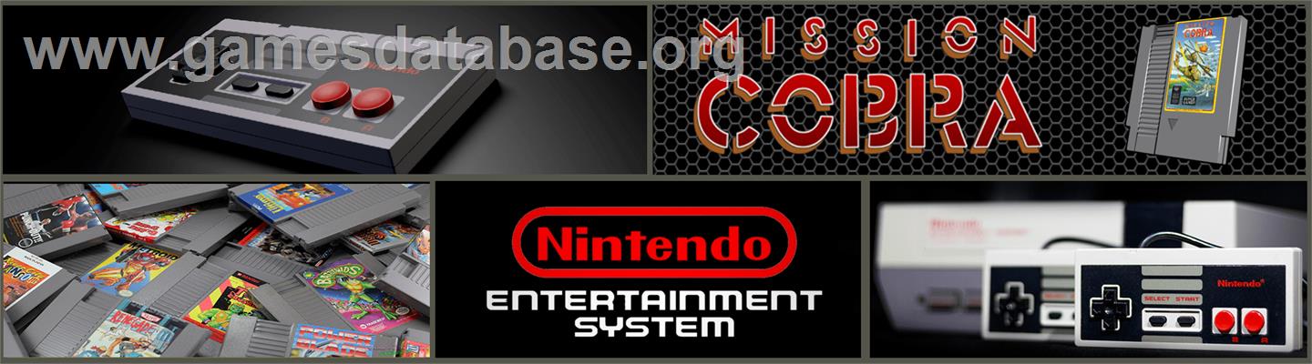Mission Cobra - Nintendo NES - Artwork - Marquee